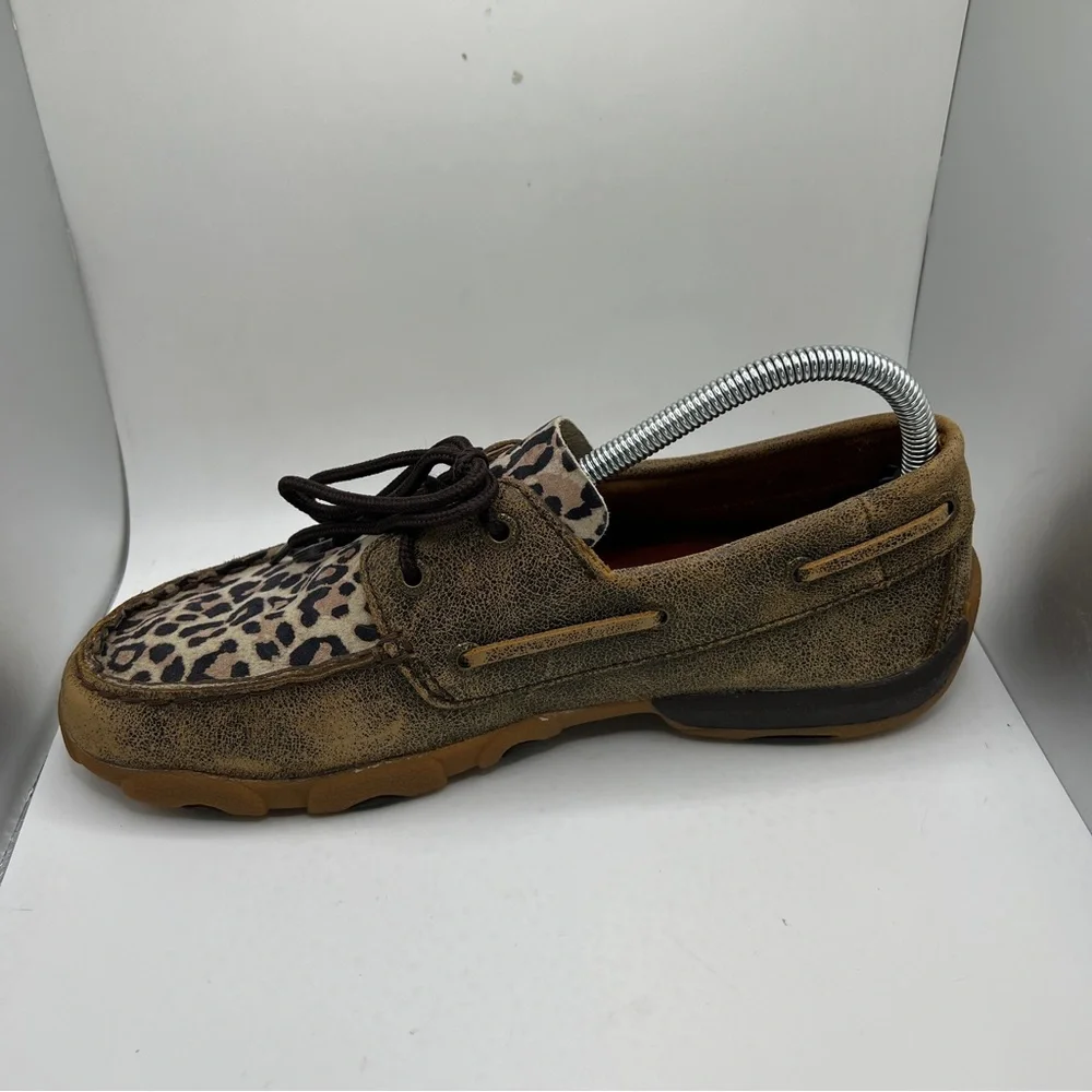 Youth Twisted X Moccasin Shoes Size 6